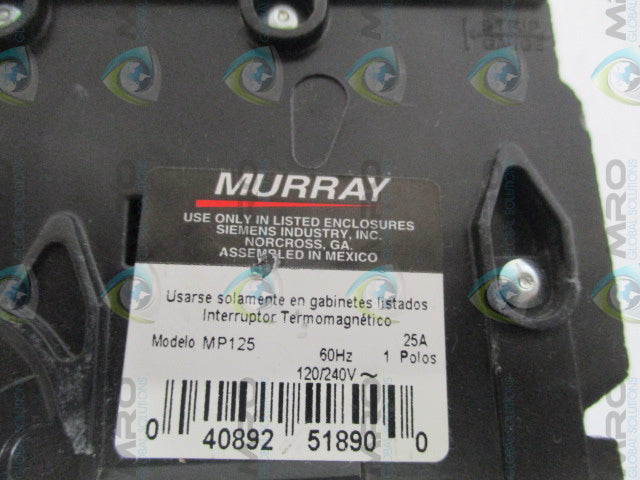 MURRAY MP125 CIRCUIT BREAKER 25A *NEW NO BOX*