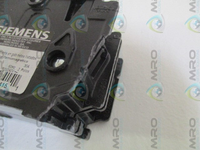 SIEMENS B230HH CIRCUIT BREAKER 30A (AS PICTURED) *NEW NO BOX*