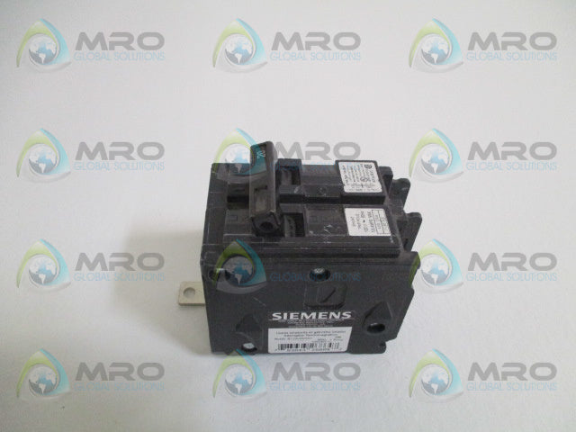 SIEMENS B120H00S01 CIRCUIT BREAKER 20A *USED*