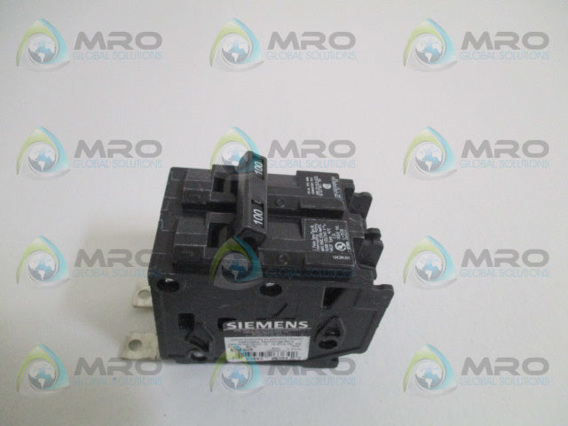 SIEMENS B2100 CIRCUIT BREAKER 100A (AS PICTURED) *NEW NO BOX*