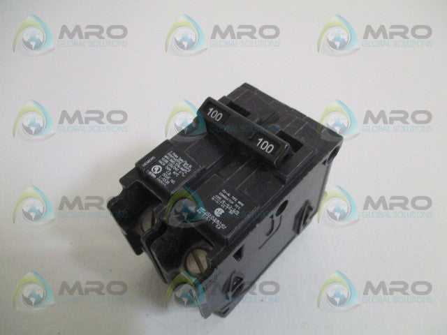 SIEMENS B2100 CIRCUIT BREAKER 100A (AS PICTURED) *NEW NO BOX*