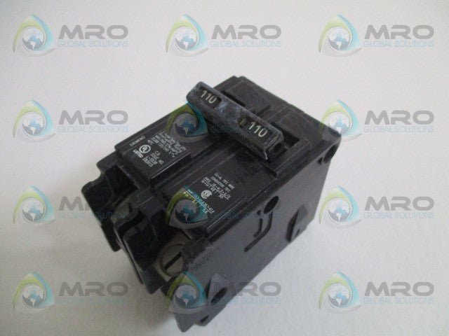 SIEMENS Q2110H CIRCUIT BREAKER 110A (AS PICTURED) *USED*