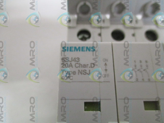 SIEMENS 5SJ4320-8HG42 CIRCUIT BREAKER 20A (AS PICTURED) *NEW NO BOX*
