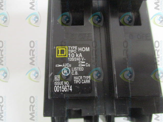 SQUARE D HOM230 CIRCUIT BREAKER 30A *USED*