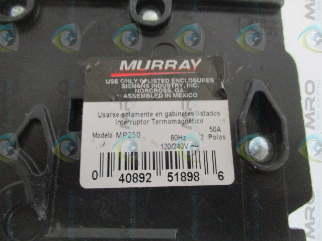 MURRAY MP250 CIRCUIT BREAKER 50A *NEW NO BOX*