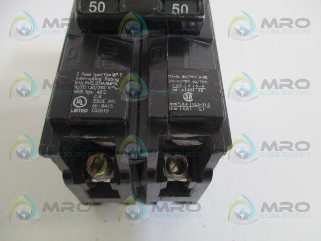 MURRAY MP250 CIRCUIT BREAKER 50A *USED*