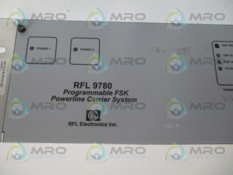RFL 9780 CD54011 PROGRAMMABLE FSK POWERLINE CARRIER SYSTEM *USED*