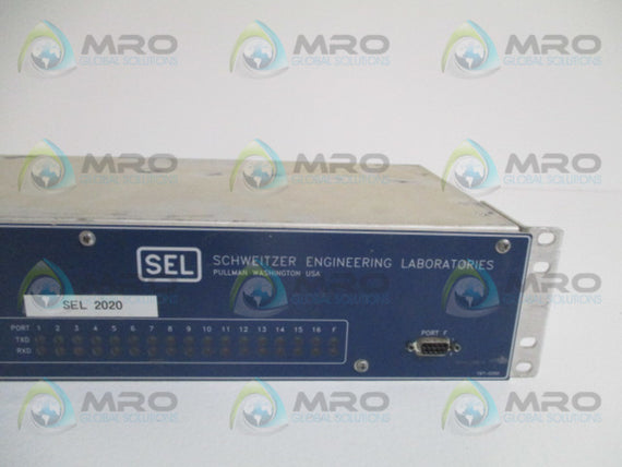 SEL SEL-2020 20203041 COMMUNICATIONS PROCESSOR MODULE *USED*