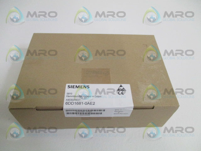 SIEMENS SIMADYN D 6DD1681-0AE2 SB10 BINARY INPUT/OUTPUT MODULE *FACTORY SEALED*
