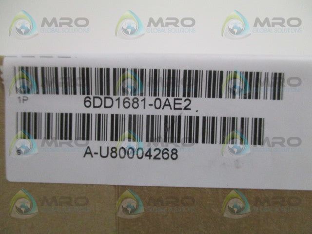 SIEMENS SIMADYN D 6DD1681-0AE2 SB10 BINARY INPUT/OUTPUT MODULE *FACTORY SEALED*