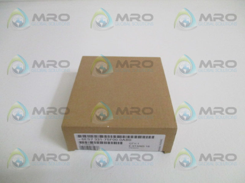 SIEMENS SIMATIC 6ES7331-7SF00-0AB0 ANALOG INPUT MODULE *FACTORY SEALED*