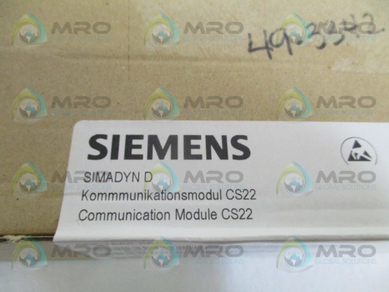 SIEMENS SIMADYN D 6DD1660-0BD0 CS22  * FACTORY SEALED *