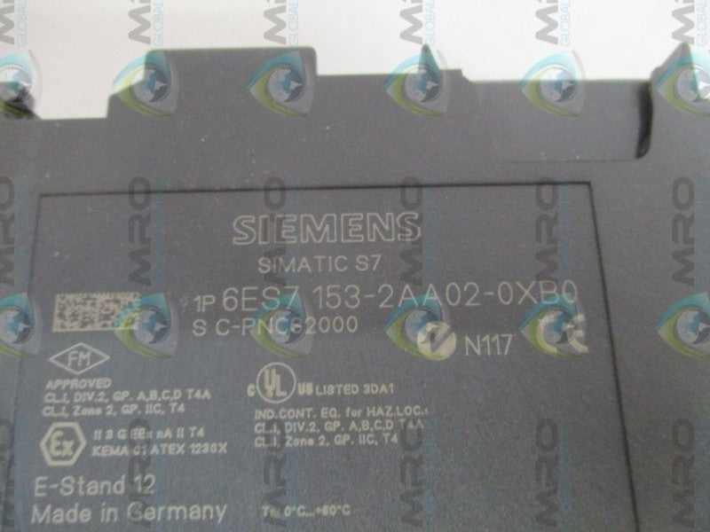SIEMENS SIMATIC 6ES7153-2AA02-0XB0 DP SLAVE INTERFACE MODULE *NEW IN BOX*