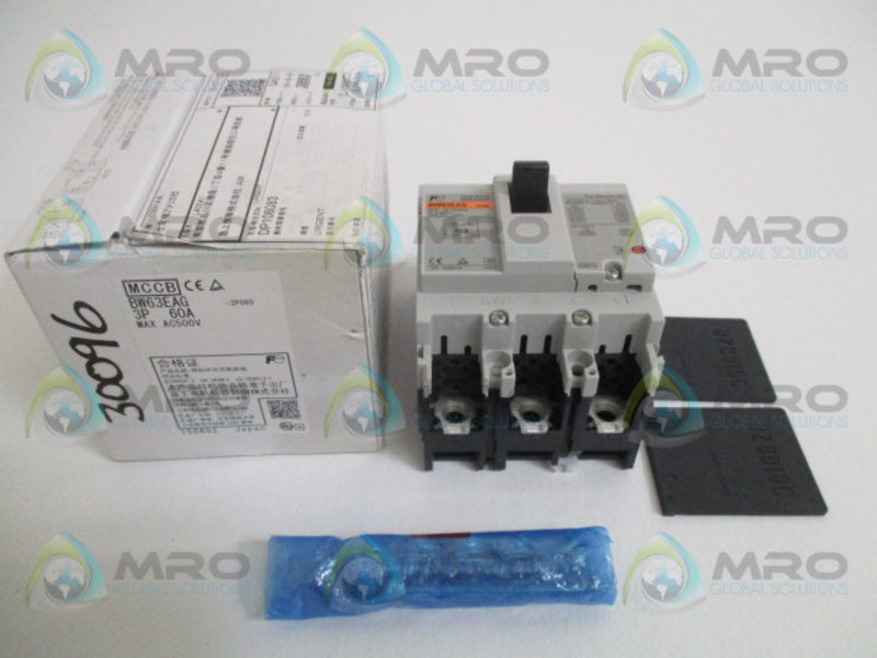 FUJI ELECTRIC BW63EAG-3P060 AUTO BREAKER 60A *NEW IN BOX*