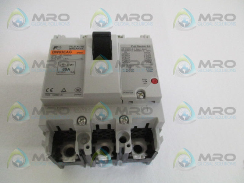 FUJI ELECTRIC BW63EAG-3P060 AUTO BREAKER 60A *NEW IN BOX*
