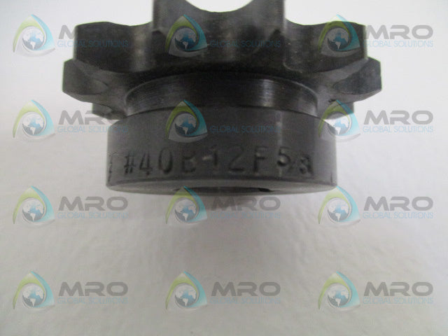 TSUBAKI 40B12F SPROCKET 5/8" *NEW NO BOX*