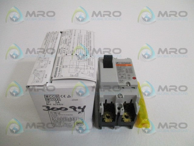 FUJI ELECTRIC BW32AA-2P005 AUTO BREAKER 5A *NEW IN BOX*