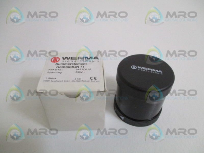 WERMA 645.800.68 BUZZER ELEMENT *NEW IN BOX*