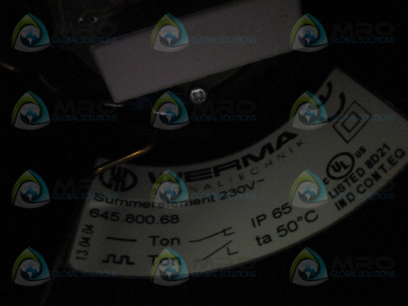 WERMA 645.800.68 BUZZER ELEMENT *NEW IN BOX*