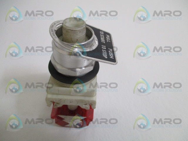 SCHNEIDER ELECTRIC 9001KR8P38RH25 PUSH BUTTON OPERATOR (REPAIRED) *USED*