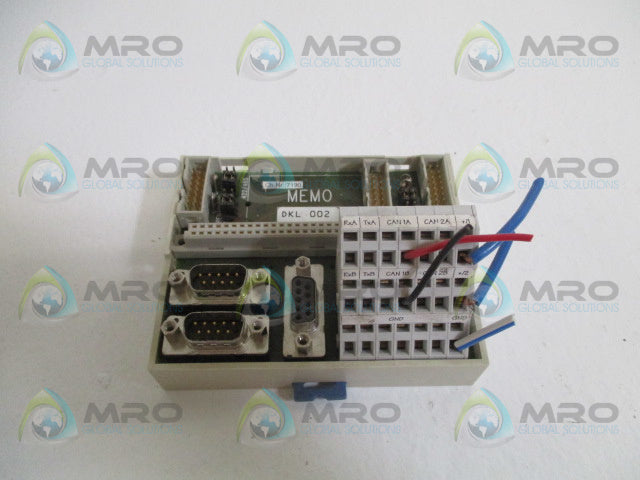 SIGMATEK DKL002 BASE MODULE *USED*