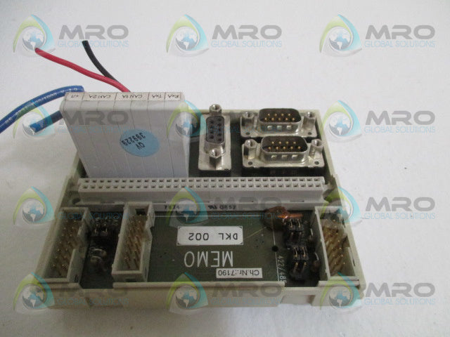 SIGMATEK DKL002 BASE MODULE *USED*