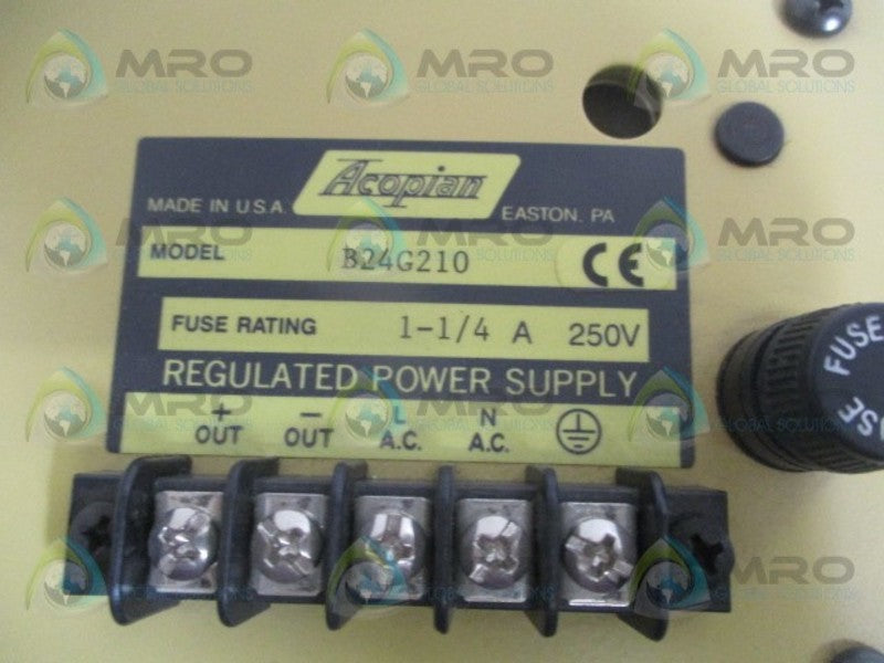 ACOPIAN B24G210 NSNP