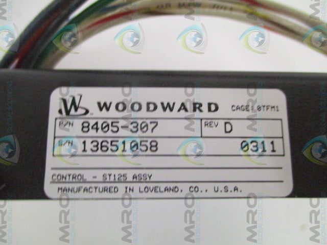 WOODWARD ST125 8405-307 SPEED CONTROL *NEW IN BOX*
