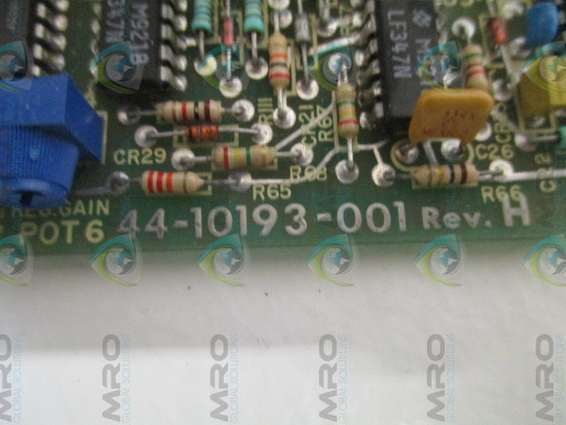 PMI 44-10193-001 POWER SUPPLY BOARD (REPAIRED) *USED*