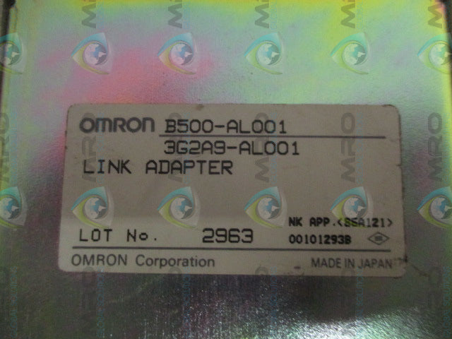OMRON B500-AL001 3G2A9-AL001 LINK ADAPTER *USED*