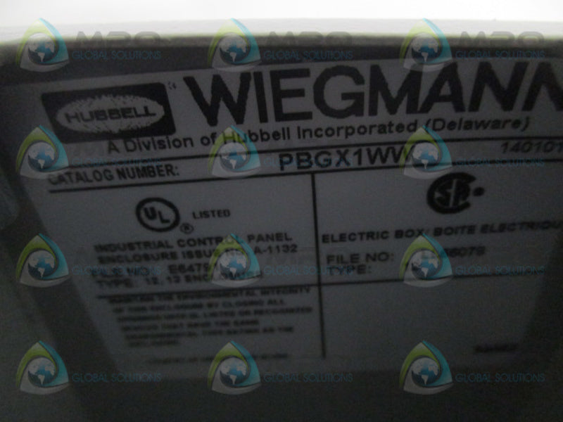 HUBBELL PBGX1WW PUSHBUTTON ENCLOSURE *USED*