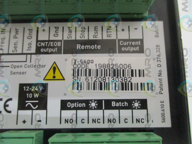 GEORGE FISCHER 3-5600 198825006 SIGNET CONTROLLER *USED*