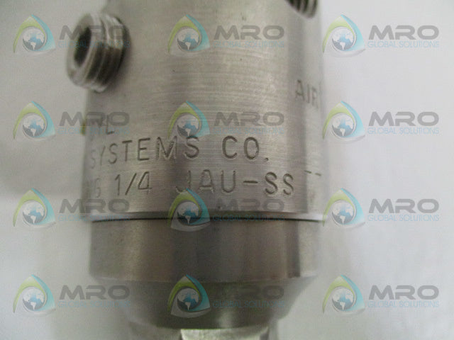 SPRAYING SYSTEMS 1/4-JAU-SS SPRAY NOZZLE *NEW NO BOX*