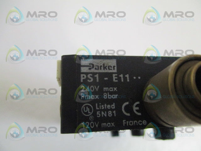 PARKER PS1-E11 PNEUMATIC VALVE BODY *USED*
