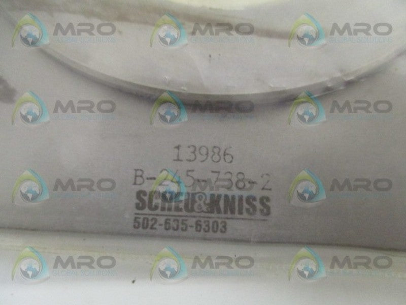SCHEU&KNISS B-245-738-2 OIL SLINGER-INNER *NEW IN FACTORY BAG*
