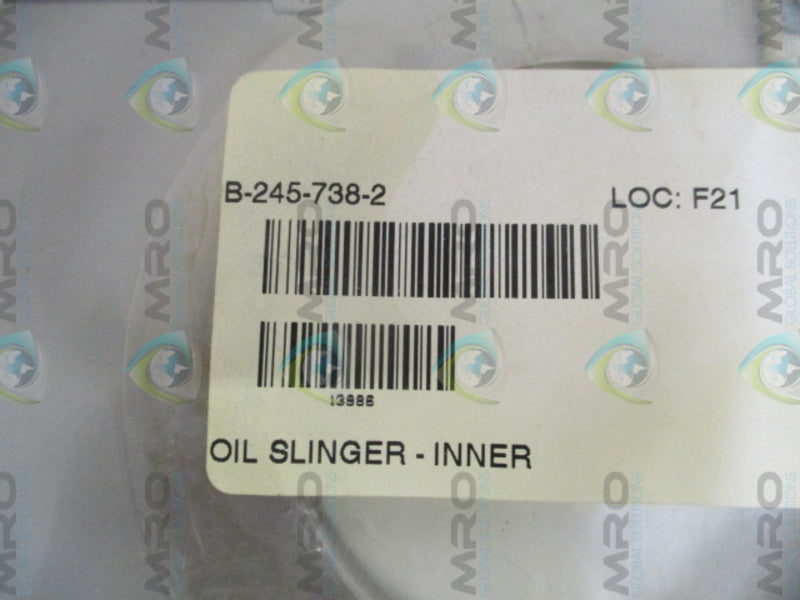 SCHEU&KNISS B-245-738-2 OIL SLINGER-INNER *NEW IN FACTORY BAG*