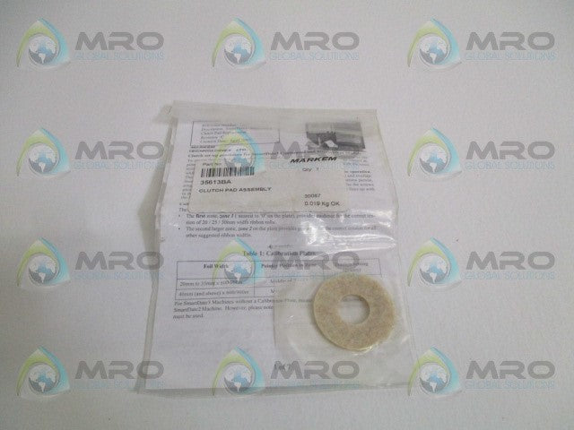 MARKEM 35613BA CLUTCH PAD ASSEMBLY *NEW IN FACTORY BAG*