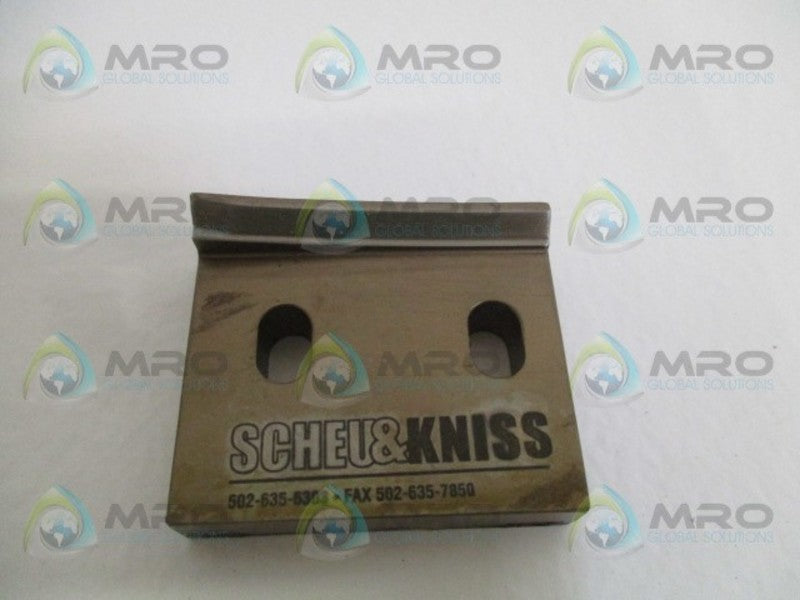 SCHEU&KNISS C-295-386-1 WEIGHT ADJUSTING CAM ROOF *NEW IN FACTORY BAG*