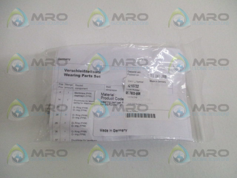 INDUSTRIAL MRO 3210722 05.7880.65R DRAIN REPAIR KIT *NEW IN FACTORY BAG*