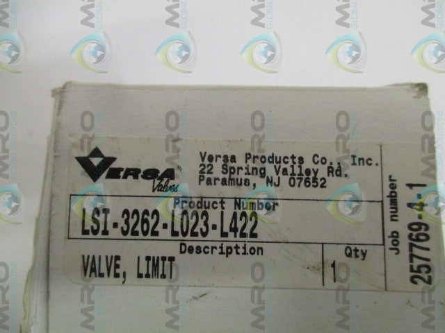 VERSA LSI-3262-L023-L422 LIMIT VALVE *NEW IN BOX*