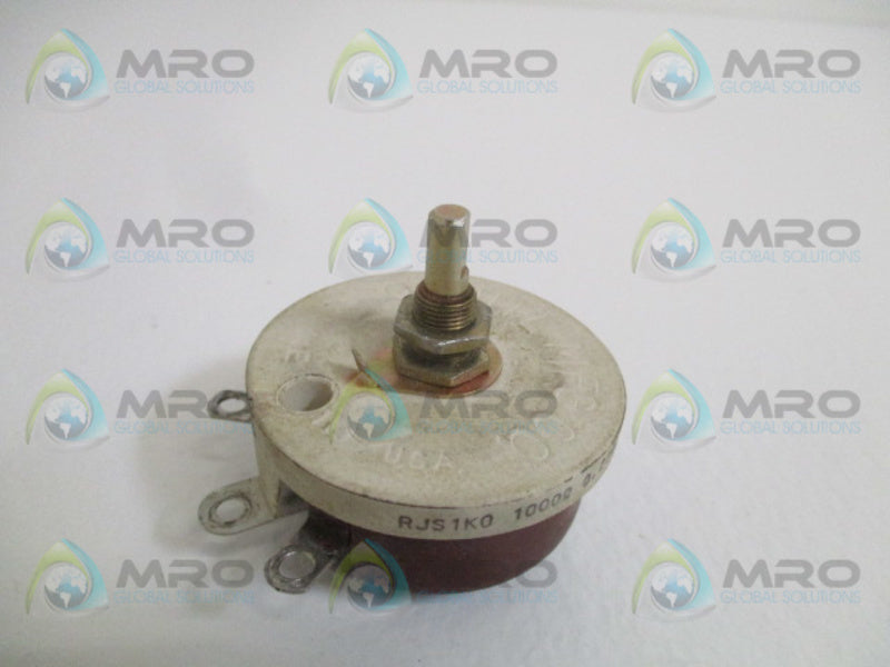OHMITE RJS1K0 RHEOSTAT 1K OHMS *USED*