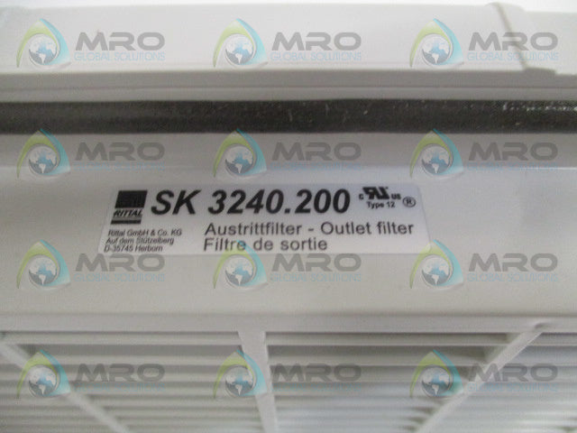 RITTAL SK3240.200 AIR OUTLET FILTER *NEW IN BOX*