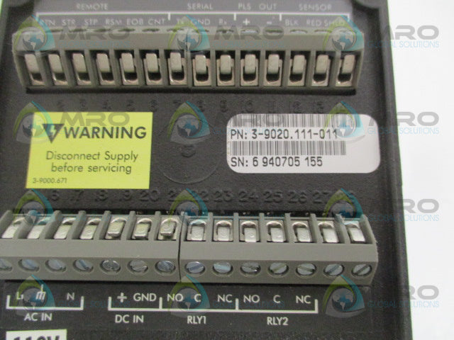 GEORGE FISCHER 3-9020.111-011 BATCH CONTROLLER *NEW IN BOX*