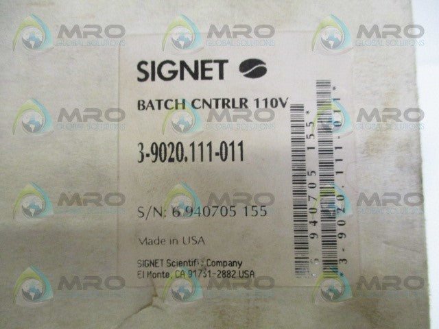 GEORGE FISCHER 3-9020.111-011 BATCH CONTROLLER *NEW IN BOX*
