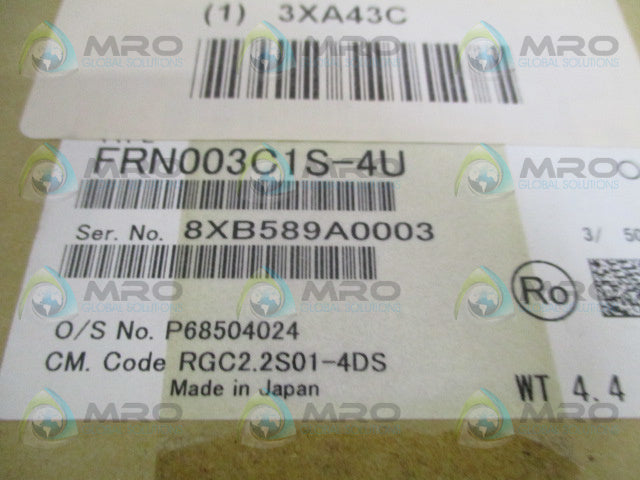 FUJI ELECTRIC FRN003C1S-4U AC DRIVE 3HP *NEW IN BOX*