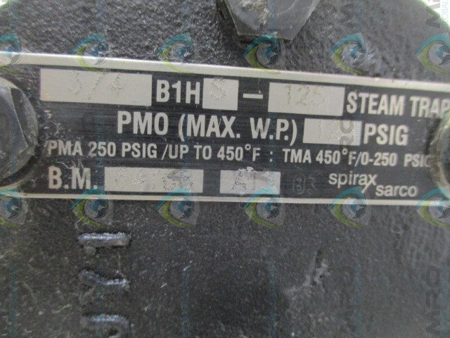 SPIRAX SARCO 64768 3/4-B1H-125 STEAM TRAP 3/4" *NEW NO BOX*