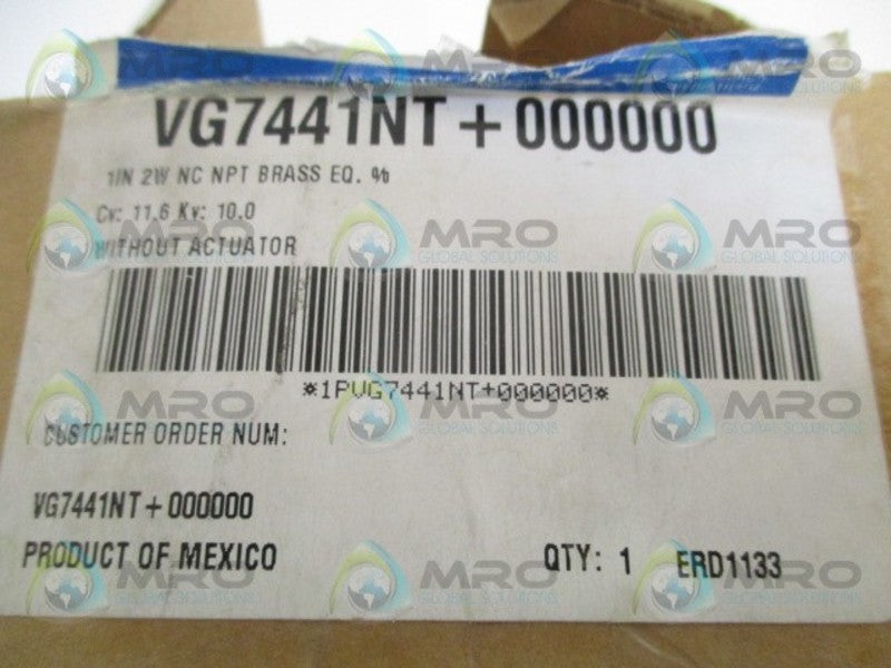 JOHNSON CONTROLS VG7441NT+000000 VALVE 1" *NEW IN BOX*