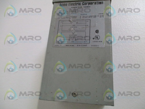 ACME ELECTRIC T-1-53009 POWER TRANSFORMER * NEW NO BOX *