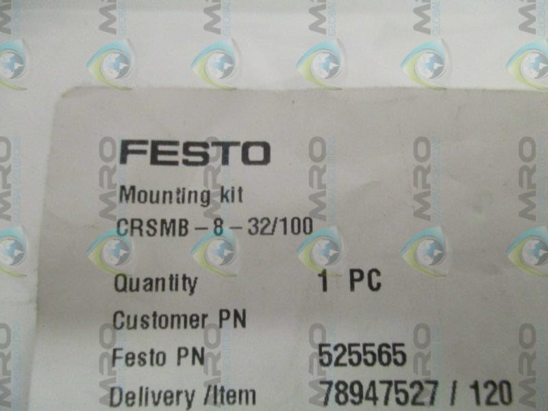 FESTO CRSMB-8-32/100 MOUNTING KIT * NEW IN FACTORY BAG *