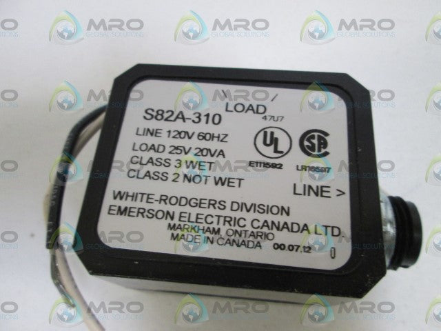 WHITE-RODGERS TRANSFORMER S82A-310 *NEW NO BOX*